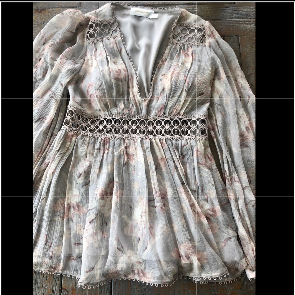 Zimmermann Iris Floral Blouse